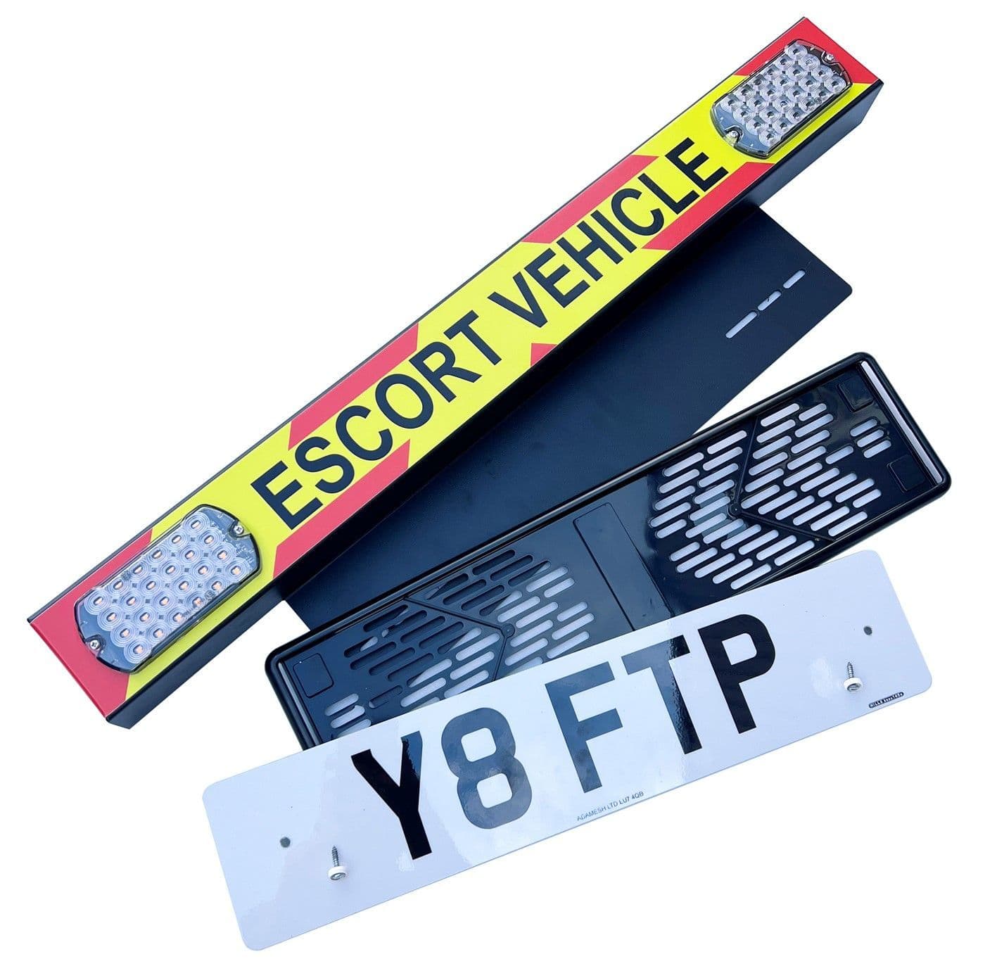ADVISORY WARNING BOARD - NUMBER PLATE MOUNTED - SMALL - Image 3