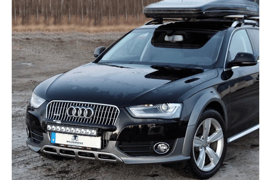 AUDI A4 / ALLROAD (2009 - ) WILDERNESS LIGHTING BUMPER MOUNT & LED LIGHT BAR