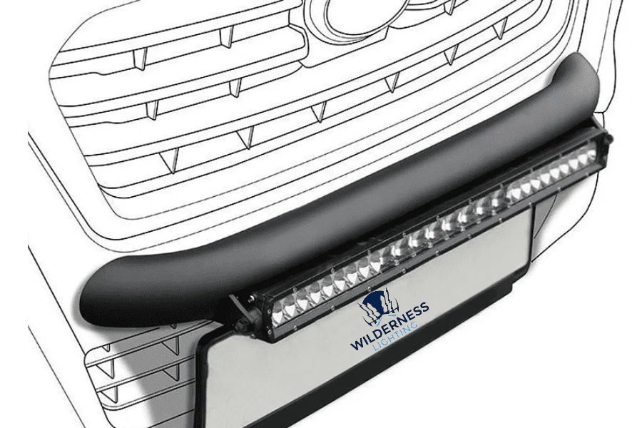 FORD TRANSIT CONNECT (2014 - ) WILDERNESS LIGHTING BUMPER MOUNT & LED LIGHT BAR