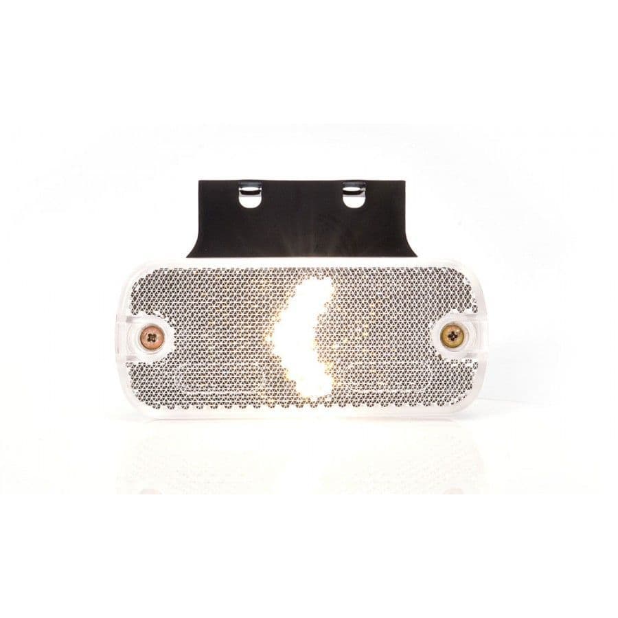 LED Front Marker & Reflector - White - Image 3