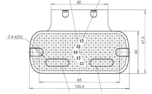 LED Side Marker & Reflector - Amber - Image 5