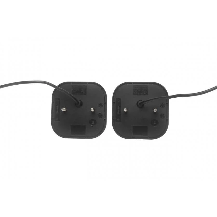 LED Square Tail Lights - Pair - 109mm x 107mm - Image 4