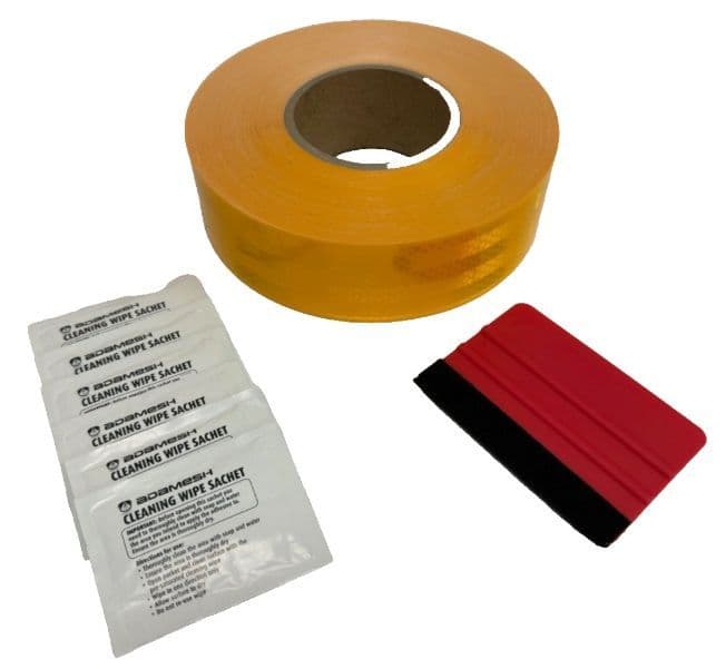 Premium ECE104 Reflective Conspicuity Tape for Vehicle Safety Compliance - 10 Year Warranty - Image 3