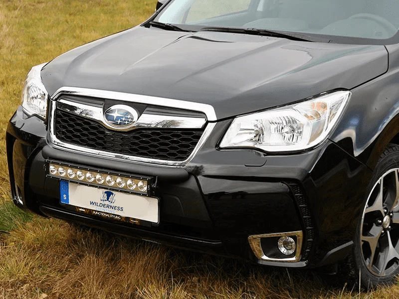 SUBARU FORESTER (2013 - ) - WILDERNESS LIGHTING BUMPER MOUNT & LED LIGHT BAR