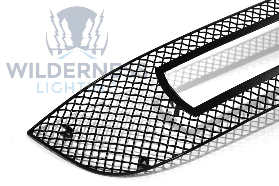 VW Amarok 10-16 Black Mesh Grille + 2 10in Solo Lights - Image 3