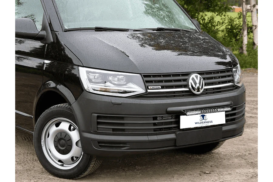 VW TRANSPORTER T6 (2016 - ) - WILDERNESS LIGHTING BUMPER MOUNT & LED LIGHT BAR