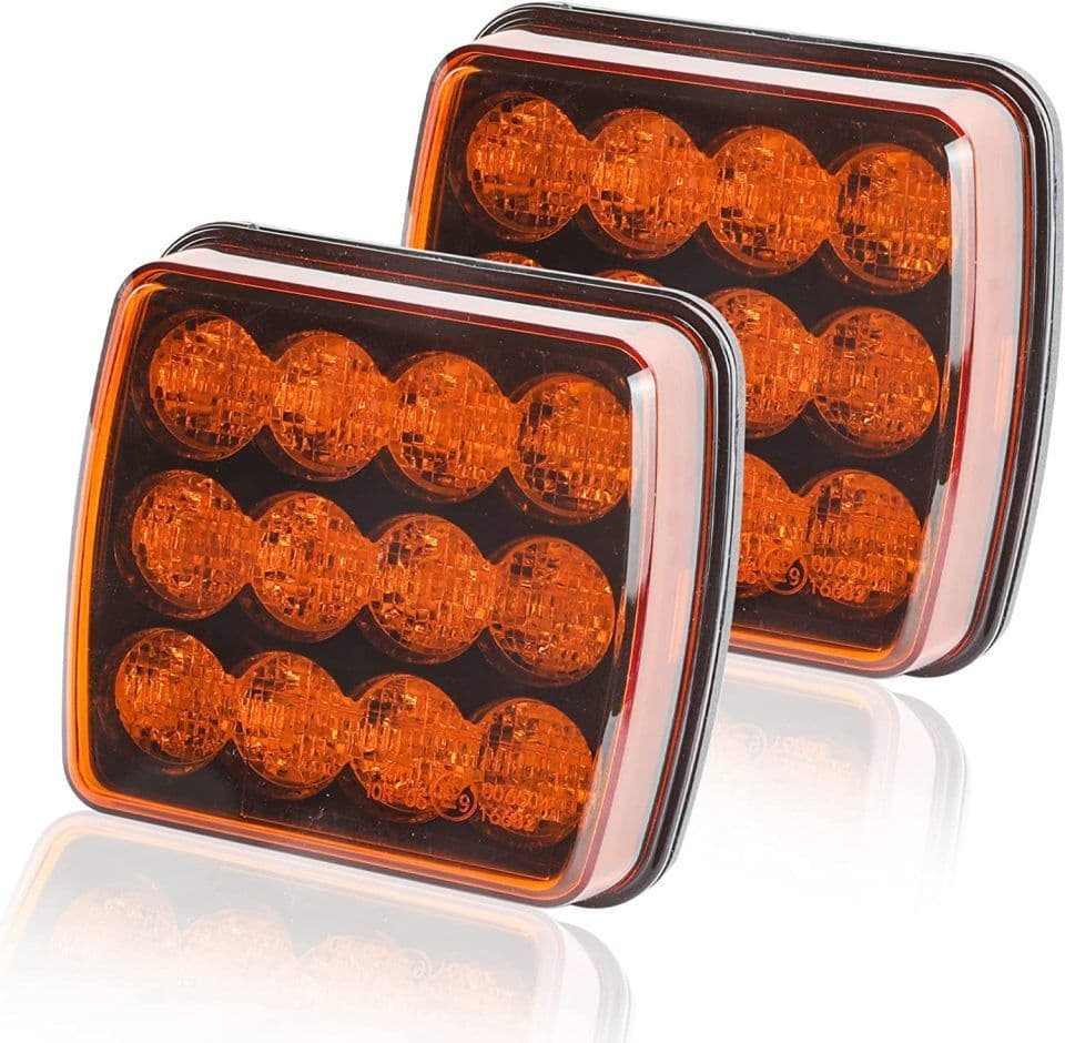 Wireless Magnetic R65 Warning Light Kit  Rechargeable  Amber LED - Image 3